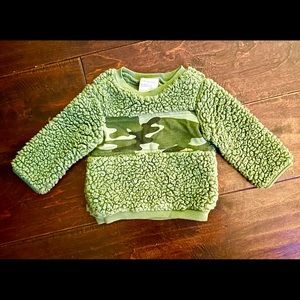 Fleece Camo Sweater